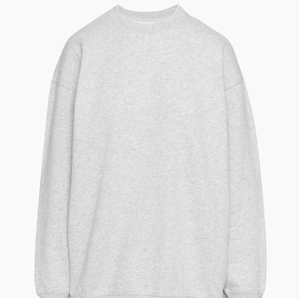 Aritzia Community™ Oversized Crew Sweatshirt - Heather Chrome